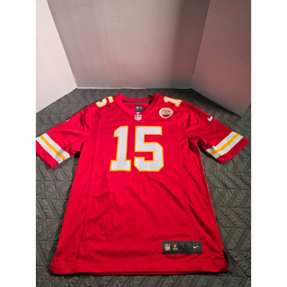 Nike Kansas City Chiefs Patrick Mahomes 15 On Field Jersey Red Mens Small